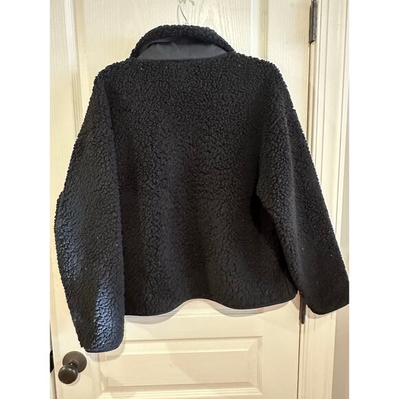 Athleta black medium fleece jacket - Picture 2 of 3